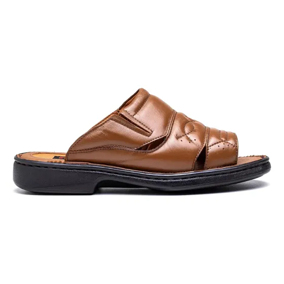 Chinelo Masculino Pele De Carneiro Antiestresse Ortopédica Diabéticos Palmilha Gel