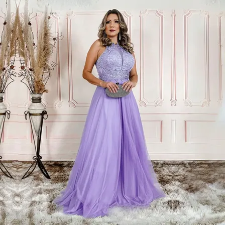 Vestido Longo Festa Casamento Tule Velasco Madrinha