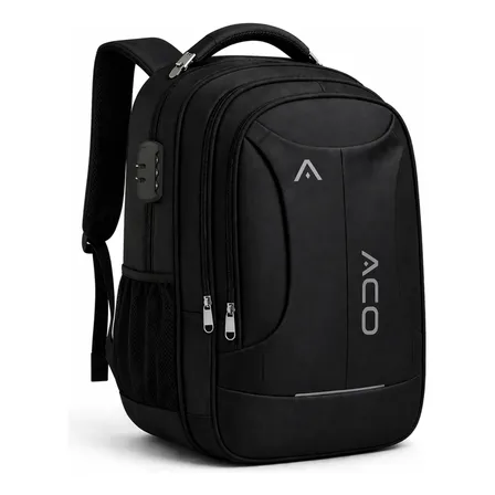 Mochila Notebook Cabo De Aço - Cabo Usb/fone Ouvido Imperm.