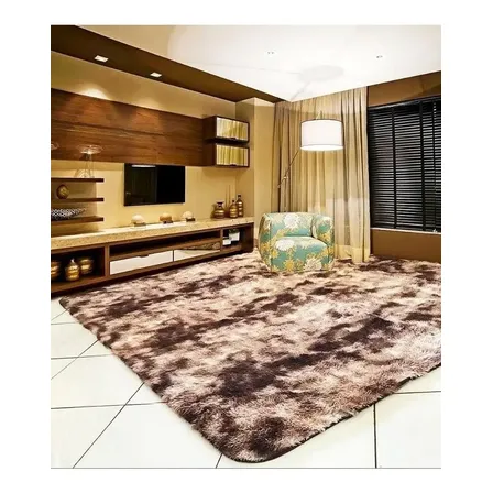 Tapete Peludo Felpudo Sala Shaggy Luxo 100x150 Promoção