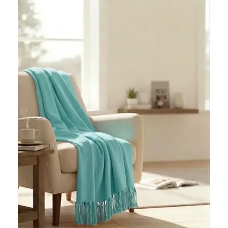 Manta Para Sofá Gigante Decoração Protetora 2,20x1,50 Pet Cor Tiffany