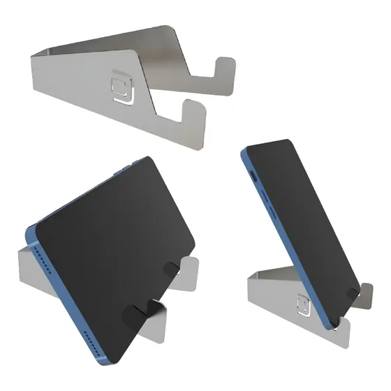 Suporte Metal Para Celular Smartphone Tablet Mesa Portátil