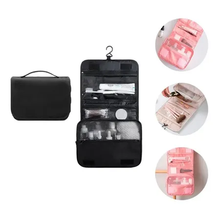Bolsa Necessaire Viagem Cosméticos Maquiagem Divisórias