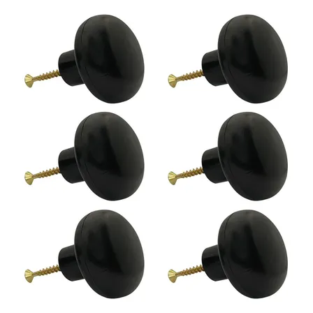 Kit 10 Puxadores Móveis Porta Gaveta Vitória C/ Parafuso