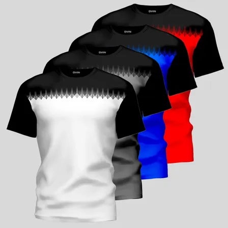 Kit 4 Camiseta Dryfit Masculino Academia Exercício Corrida