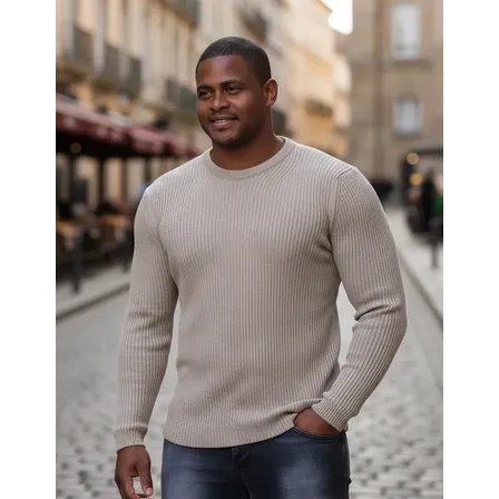 Suéter Masculino Tricô Lã Mescla Moscou 7176
