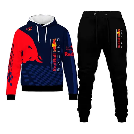 Conjunto Blusa Moletom Redbull Blusa De Frio + Calça Luxo