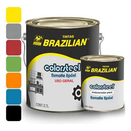 Tinta Epóxi Alta Resistência P/ Pisos E Paredes 3,6l