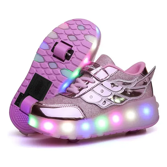 # Sapatos De Patinação Led Para Meninos E Meninas
