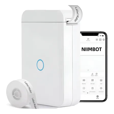 Impressora De Etiqueta Térmica D110 Niimbot 1 Rolo Etiqueta