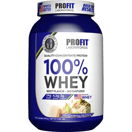 100% Whey Protein Concentrado Creatina Bcaa Profit Labs