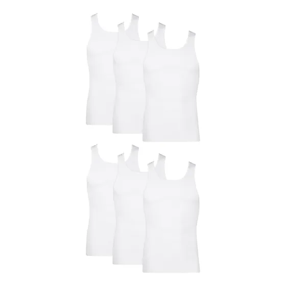Pack 6 Camiseta Masculina De Algodão Sem Etiqueta Hanes