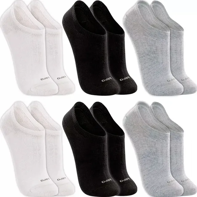 Kit Com 6 Pares De Meia Soquete Algodão Adulto Lupo