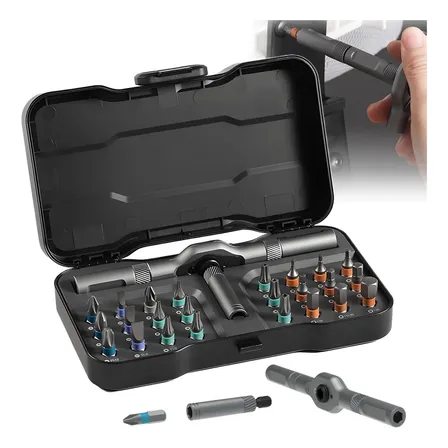 Kit Chaves De Fenda 24 Em 1 Catraca Multifuncional Magnética