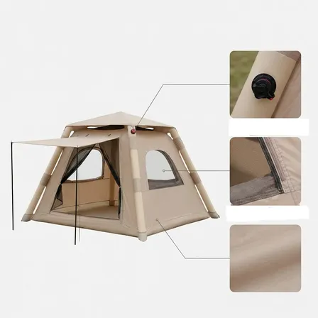Tenda Inflável Equipada Com Bomba Automática, À Prova D'água