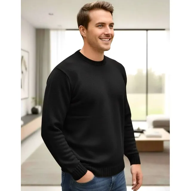 Suéter Masculino Blusa De Frio Lã Tricot Social E Casual