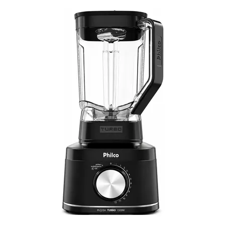 Liquidificador Philco Plq15a 1500w 3,1l 12 Velocidades Preto