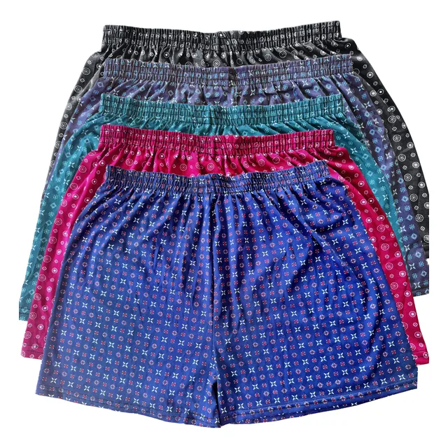 Kit 5 Cueca Samba Canção Short Masculino Pijama Conforto