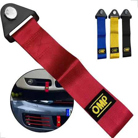 Tow Strap Hook Cinta Para Reboque Fita Engate Omp Bordado