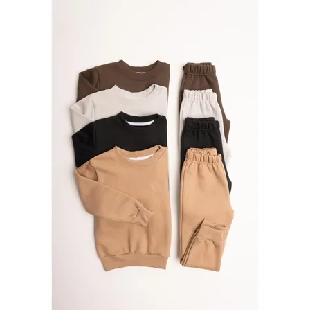 Conjunto De Moletom Infantil Abrigo De Frio Menino Menina