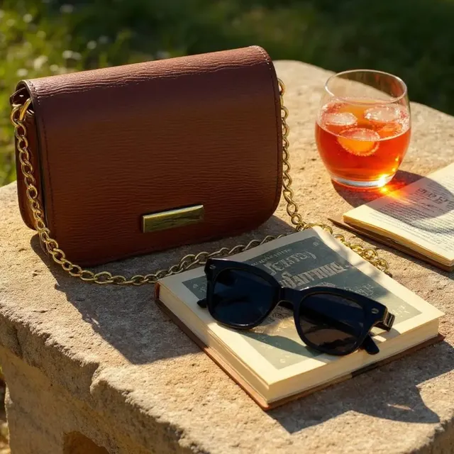 Bolsa Clutch Feminina Moderna + Óculos Casual Feminino