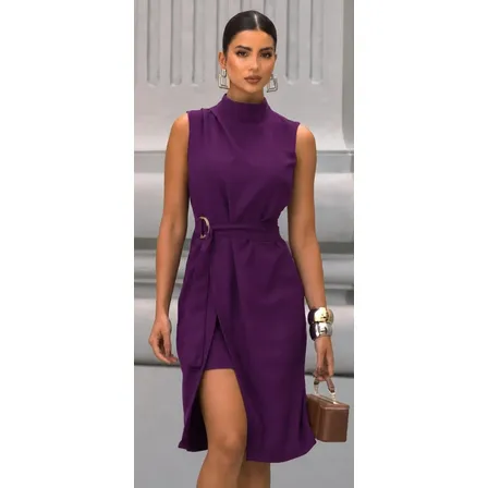 Vestido Feminino Casual Alfaiataria Chic Marrant Premium