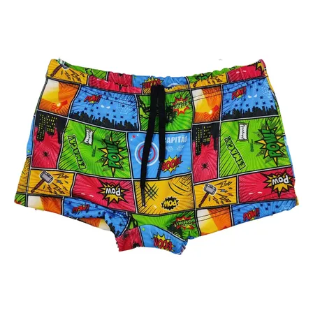 Sunga Boxer Estampada Infantil 4 6 8 10 Com Forro Estampada
