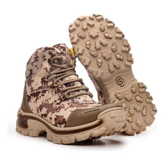 Bota Botina Adventure Coturno Segurança C.a Anti Perfuro Top