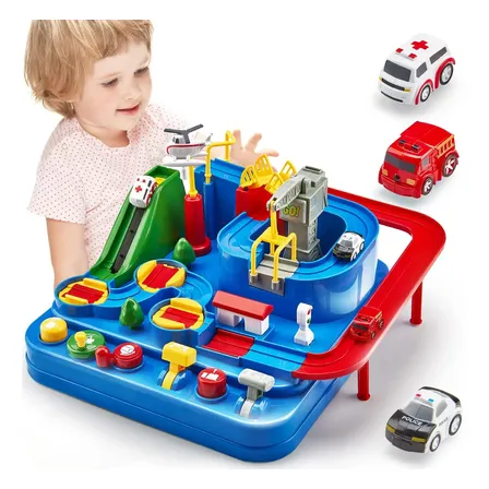 Brinquedo Carrinho Educativo Infantil Pista Carro Montessori