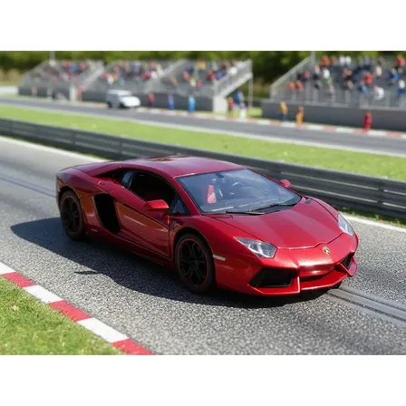 Carrinho Miniatura Metal Lamborghini Aventador 1:18 Som Luz