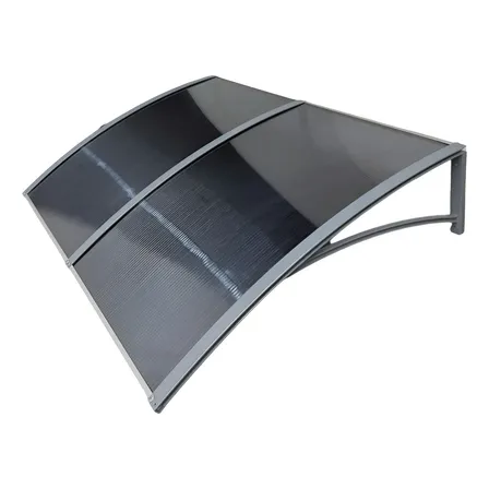 Toldo Policarbonato Modular 120x70cm Cobertura Porta Janela