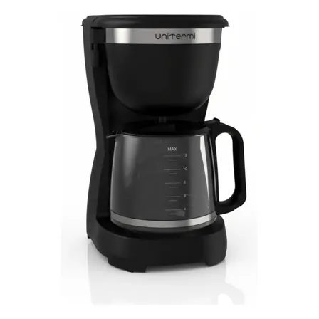 Cafeteira Elétrica 1,2 L Unitermi Preta 30 Xícaras Prático
