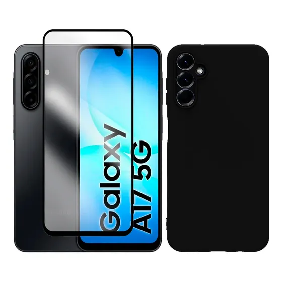 Capa Capinha Aveludada + Película Para Galaxy A17 5g Sma176
