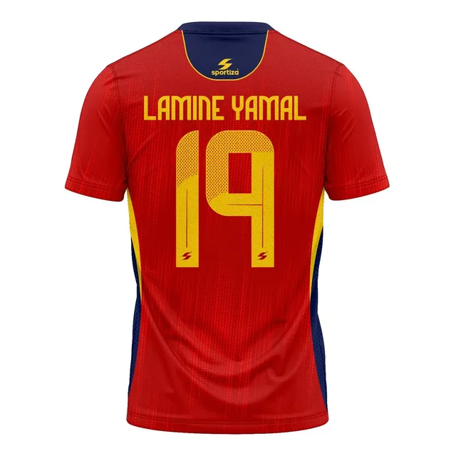 Camisa Futebol Lançamento Espanha Yamal 10 Adulto Masculino