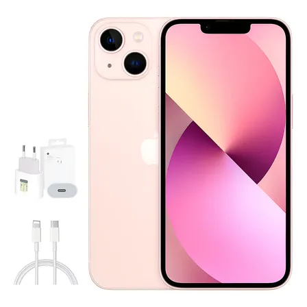 Apple iPhone 13 (128gb) Rosa Novo + Acessórios