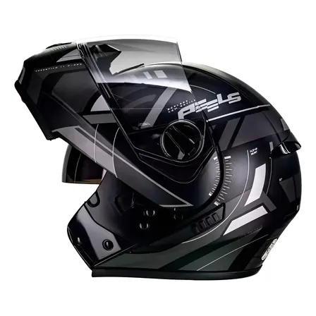 Capacete Robocop Peels Urban Escamoteável Com Óculos Fum
