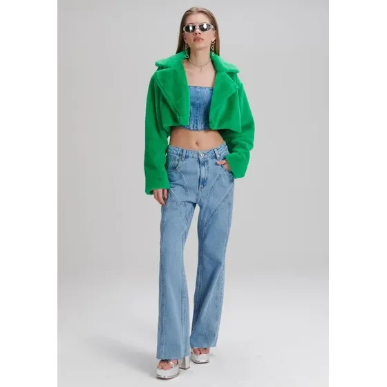 Casaco Cropped Teddy My Favorite