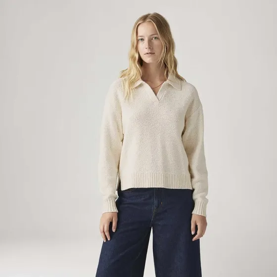 Suéter Polo Levis Satellite Branco 0012n0000