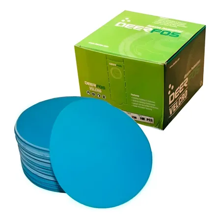 10 Disco De Lixa P/lixadeira Orbital 125mm 5''varios Disp