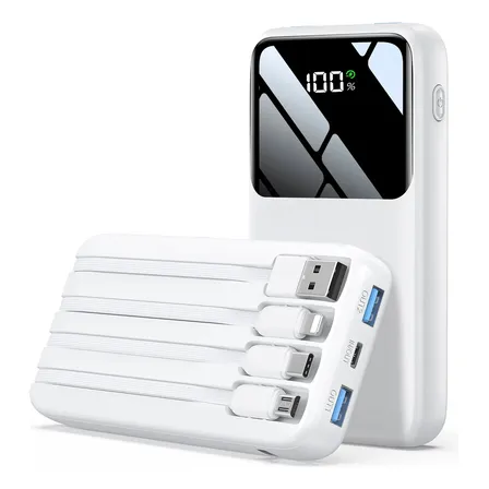 Power Bank 20.000mah Carregador Portátil Rápido Com Display