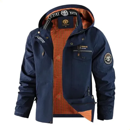 Jaqueta À Prova De Vento Masculina Casaco Casual Para Viagem