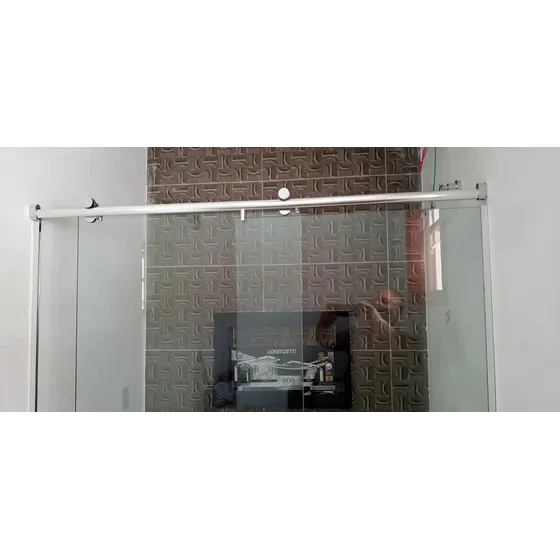 Kit Advance F1 1,50 P/ Banheiro Roldana Aparente S/ Vidros