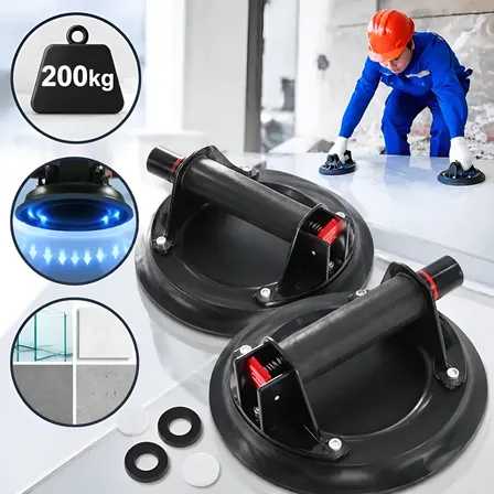 Kit 2 Ventosa A Vácuo 200kg Desamassar Carro Vidro