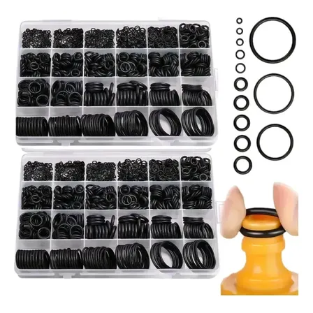 Anel De Vedação Oring Jogo Estojo Borracha Kit 1200 Pçs Nbr
