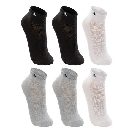 Kit Com 6 Pares De Meia Curta Algodão Adulto Lupo