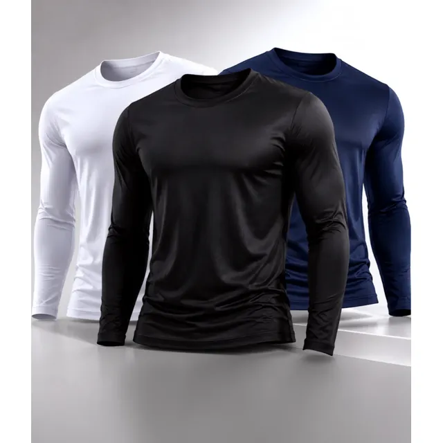 Kit Camisa Masculina Segunda Pele Proteção Solar Uv Dry Fit