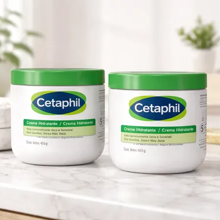 Kit 2 Cetaphil Creme Hidratante 453g Pele Sensível Original