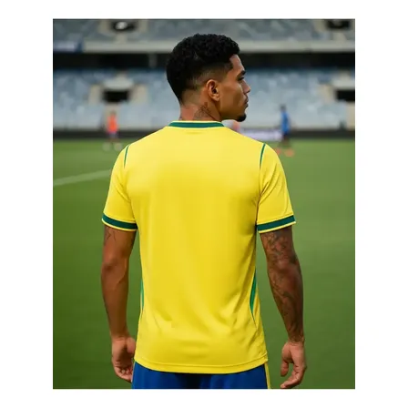 Camisa Amarela Torcedor Futebol 26 Masculina Envio Flex Hoje