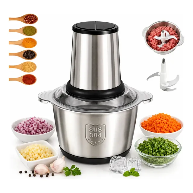 2l Multiprocessador Rápido Forte Inox Carne Legumes Alho
