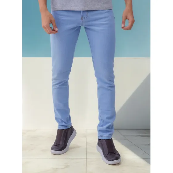 Calça Jeans Masculina Slim Com Lycra Premium Bamborra